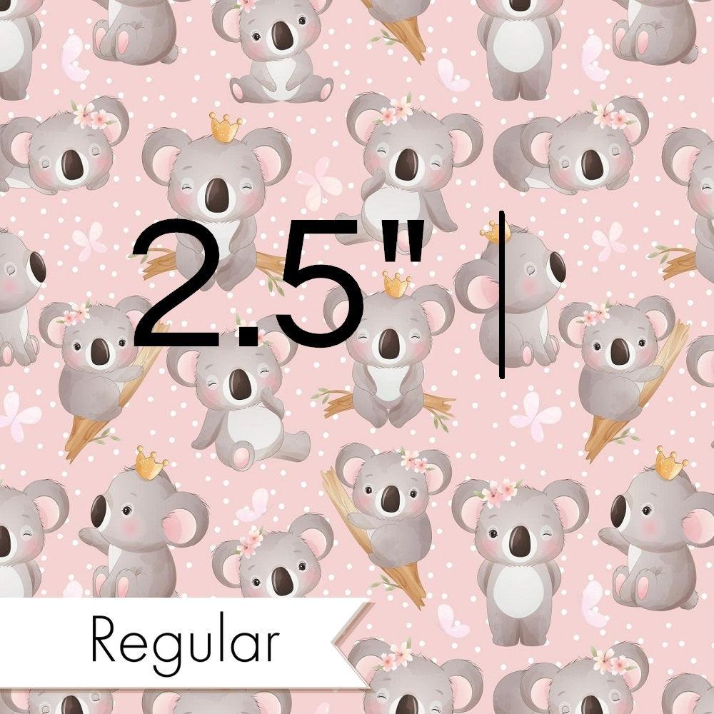 Design 938 Pink Koala Fabric – custom printed pre-order fabric Australia | Fabric by Missy Rose