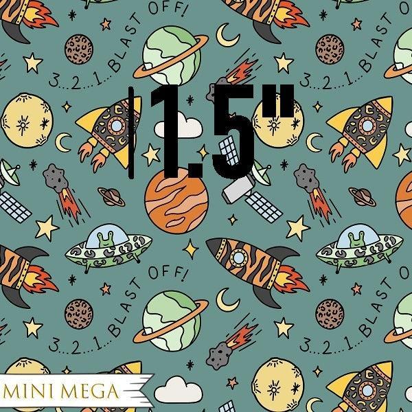 Unlimited Teal Space Fabric – pre-order designer fabric Australia | Fabric by Missy Rose