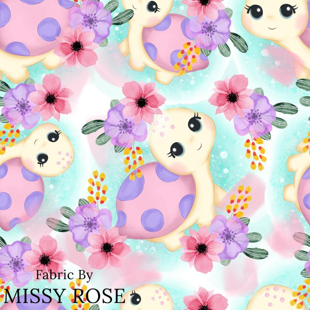 Design 940 Turtle Fabric – premium custom printed fabric for sewing | Fabric by Missy Rose