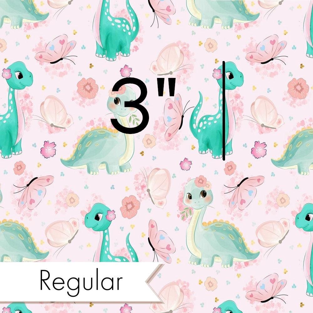 Design 943 Pink Dinosaur Fabric – custom printed pre-order fabric Australia | Fabric by Missy Rose