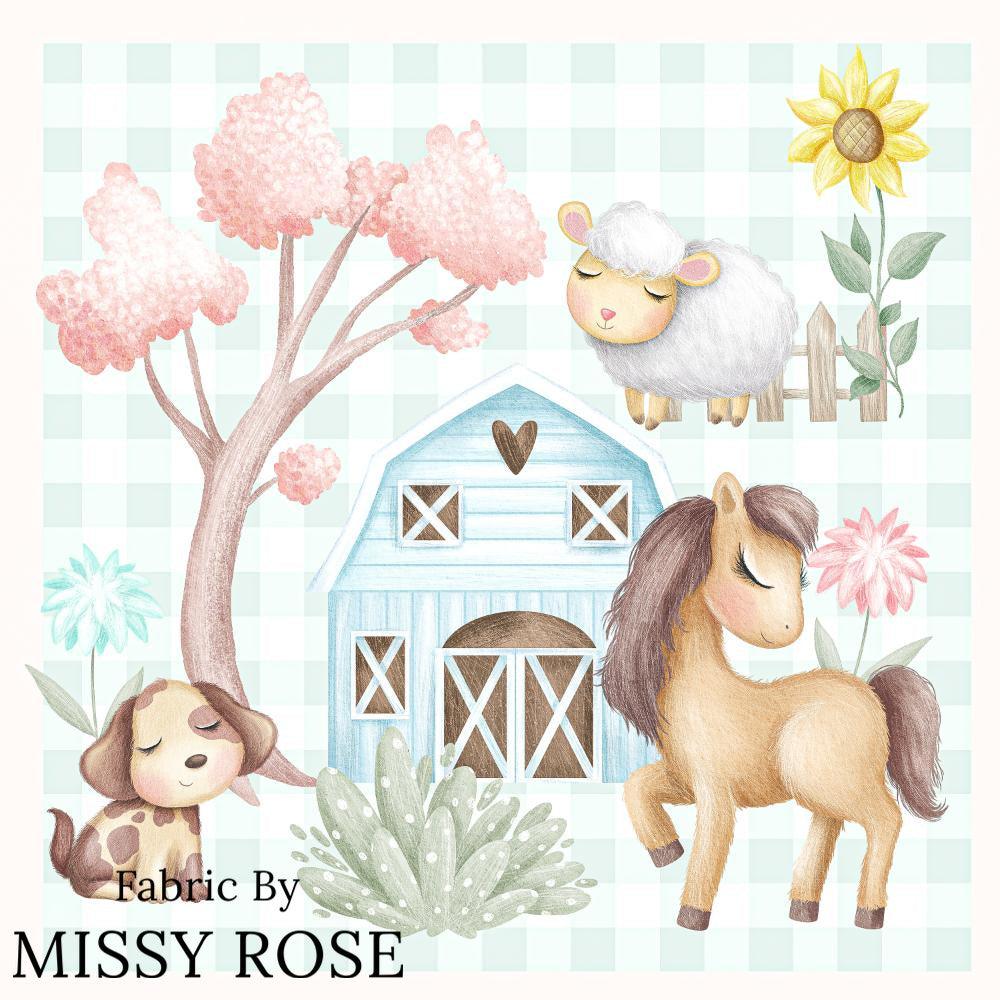Design 944 Panel Fabric – custom printed pre-order fabric Australia | Fabric by Missy Rose
