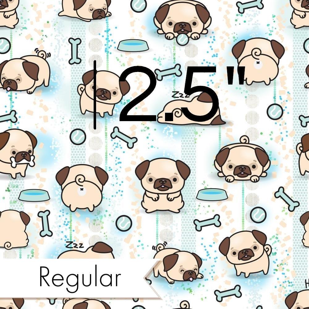 Design 946 Pug Fabric – made-to-order custom fabric by the metre | Fabric by Missy Rose