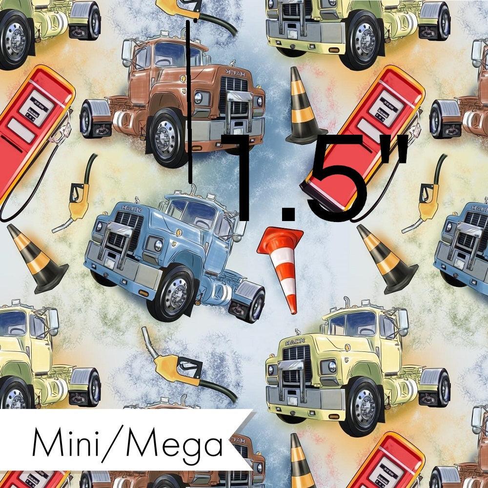 Design 948 Mack Truck Fabric – made-to-order custom fabric by the metre | Fabric by Missy Rose