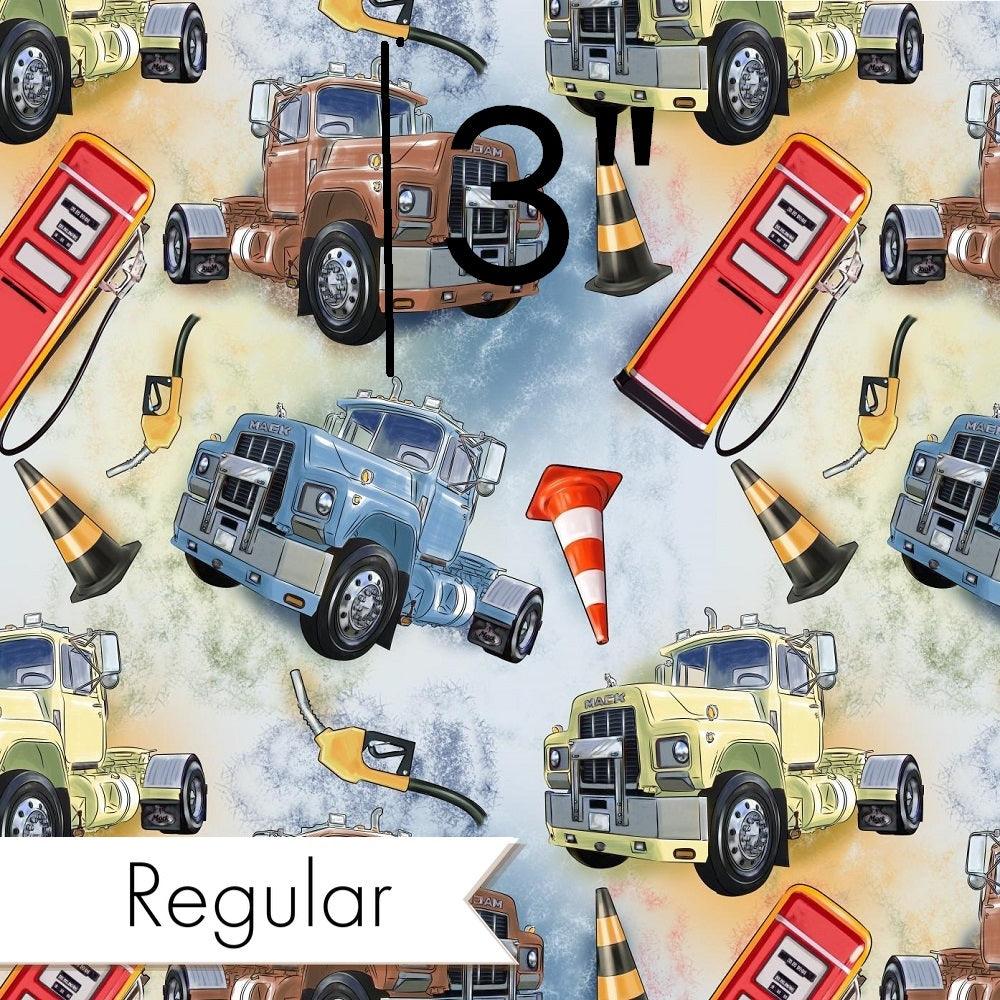 Design 948 Mack Truck Fabric – custom printed pre-order fabric Australia | Fabric by Missy Rose