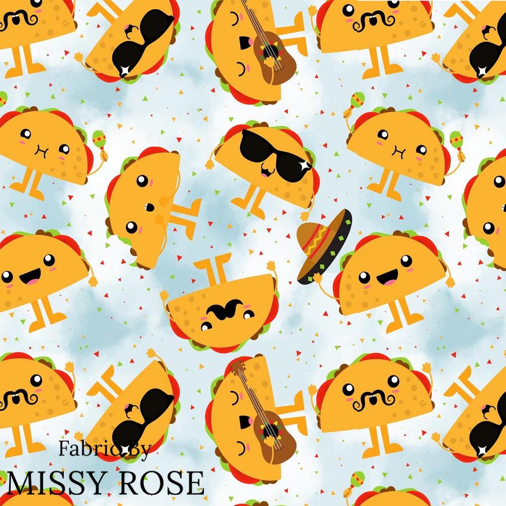 Design 949 Taco Fabric – custom printed pre-order fabric Australia | Fabric by Missy Rose