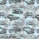 Design 950 - Grey Muscle Car Fabric