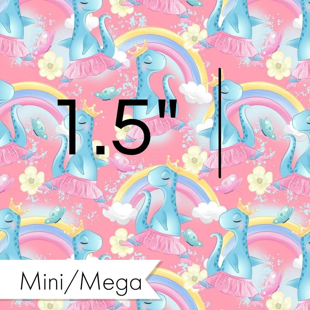 Design 955 Pink Dinosaur Fabric – custom printed pre-order fabric Australia | Fabric by Missy Rose