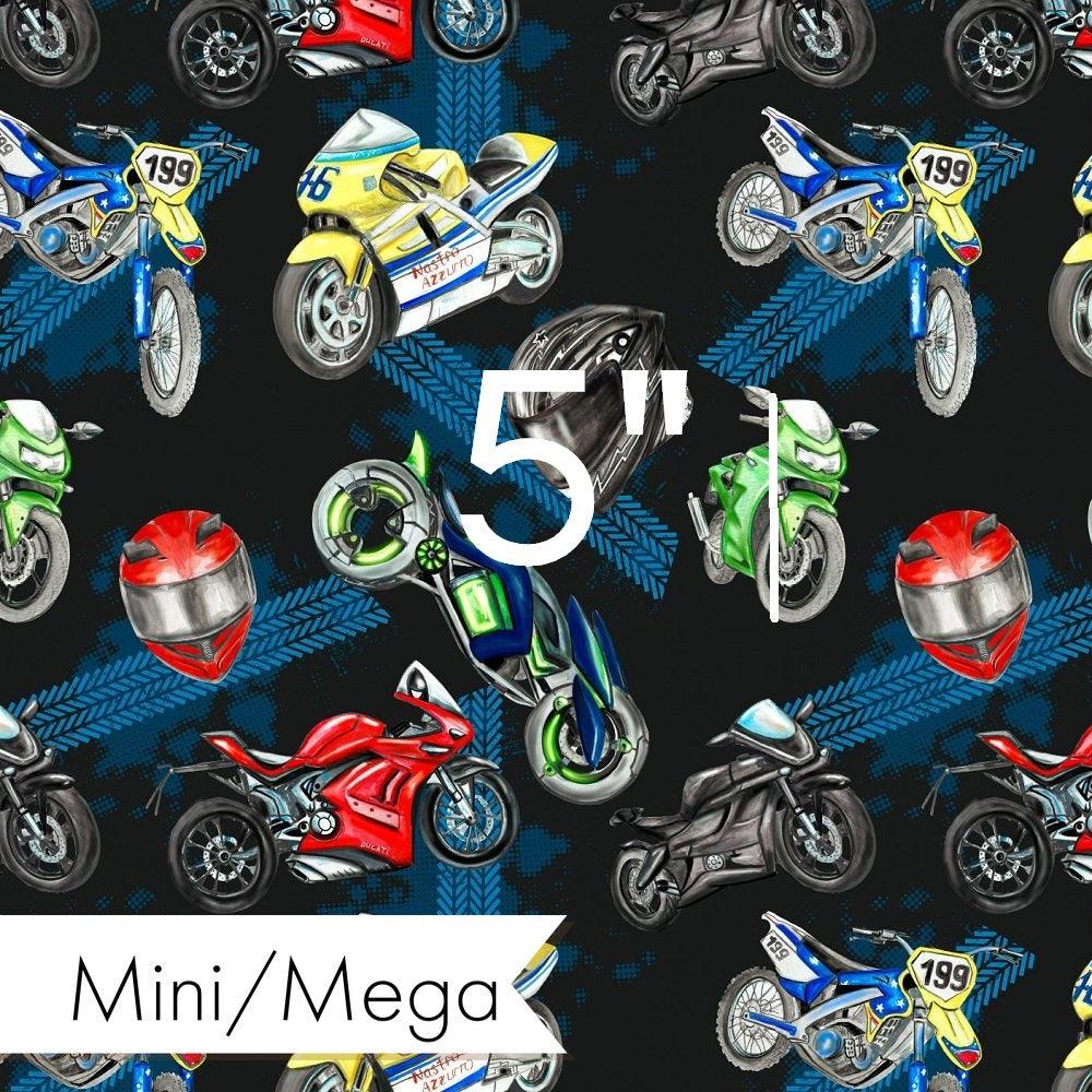 Design 956 Motorbike Fabric – made-to-order custom fabric by the metre | Fabric by Missy Rose