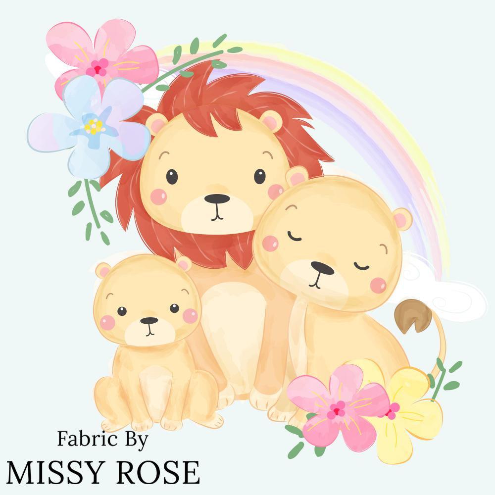 Design 957 Panel Fabric – custom printed pre-order fabric Australia | Fabric by Missy Rose