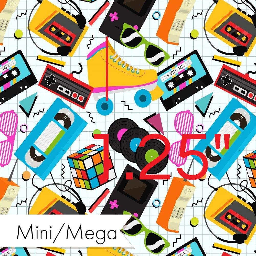 Design 959 Retro Things Fabric – premium custom printed fabric for sewing | Fabric by Missy Rose
