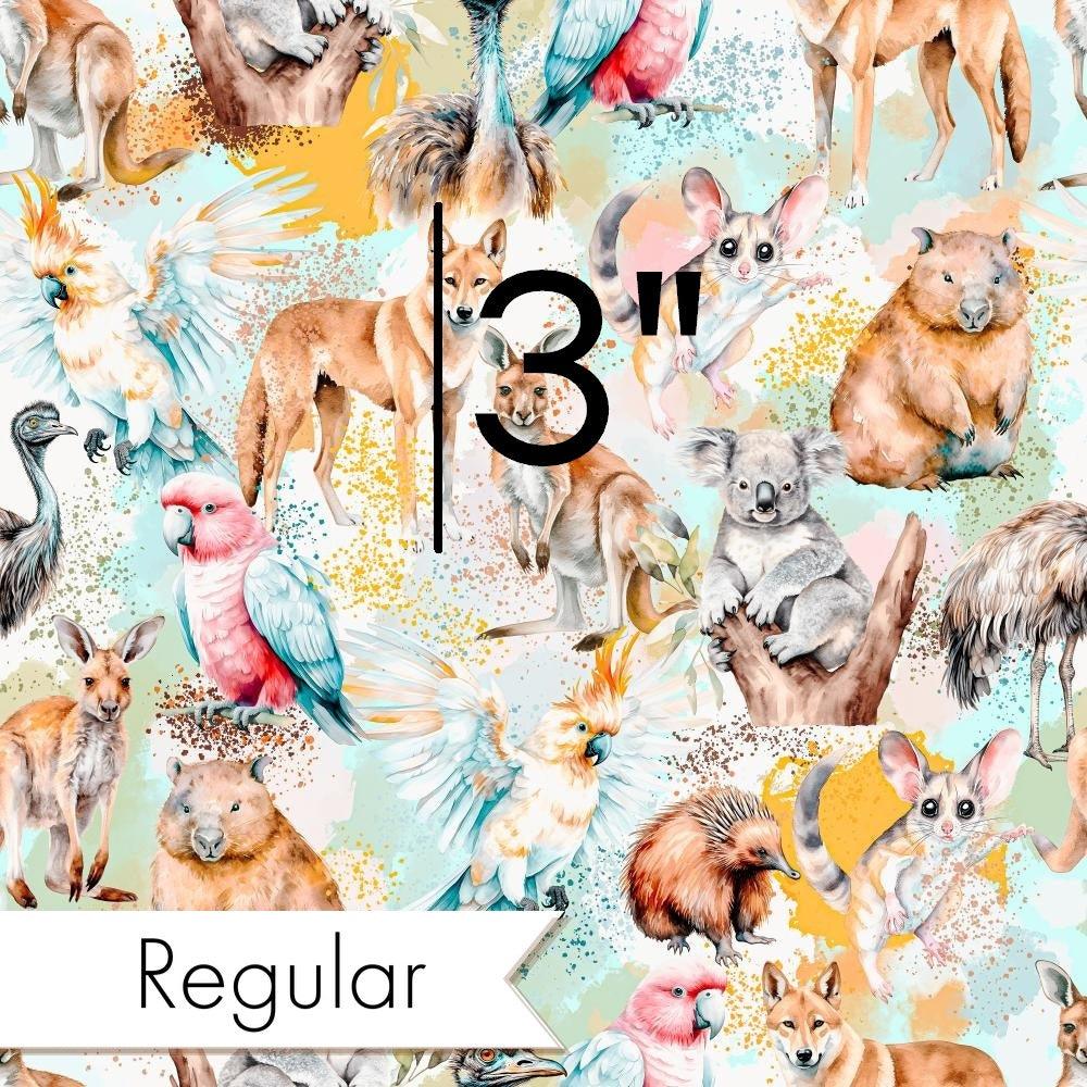 Design 96 Australian Animals Fabric – premium custom printed fabric for sewing | Fabric by Missy Rose