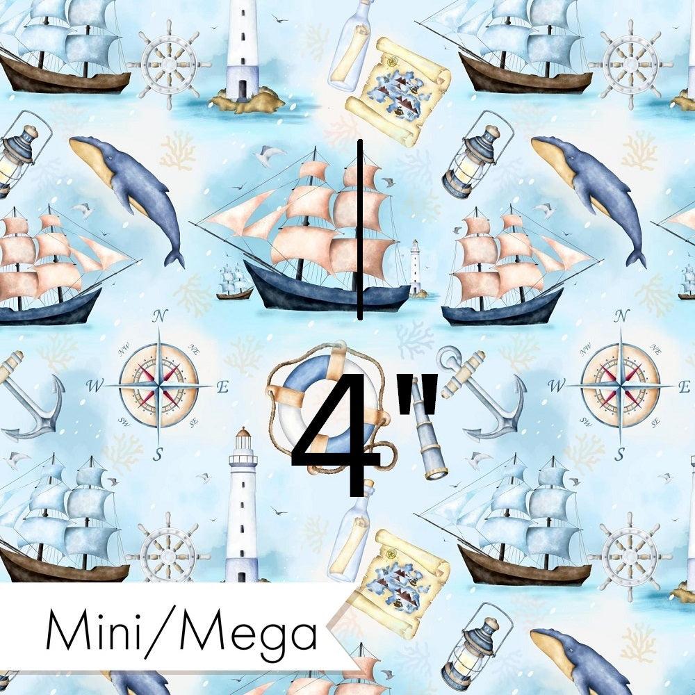 Design 960 Nautical Fabric – custom printed pre-order fabric Australia | Fabric by Missy Rose