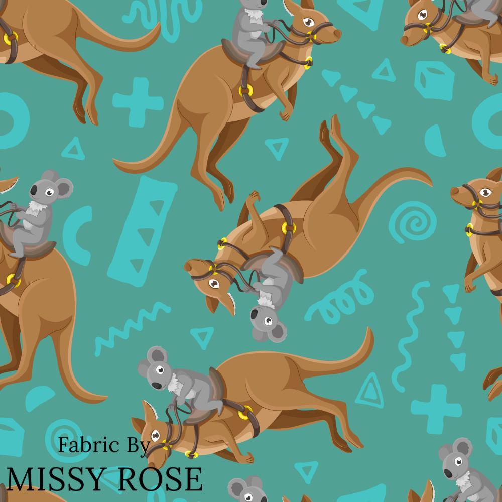 Design 965 Aussie Fabric – premium custom printed fabric for sewing | Fabric by Missy Rose