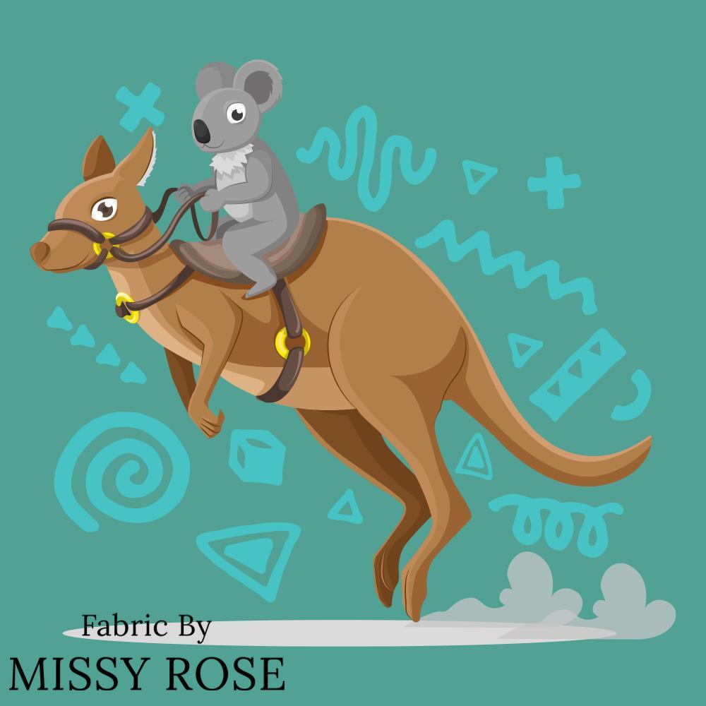 Design 965 Panel Fabric – made-to-order custom fabric by the metre | Fabric by Missy Rose