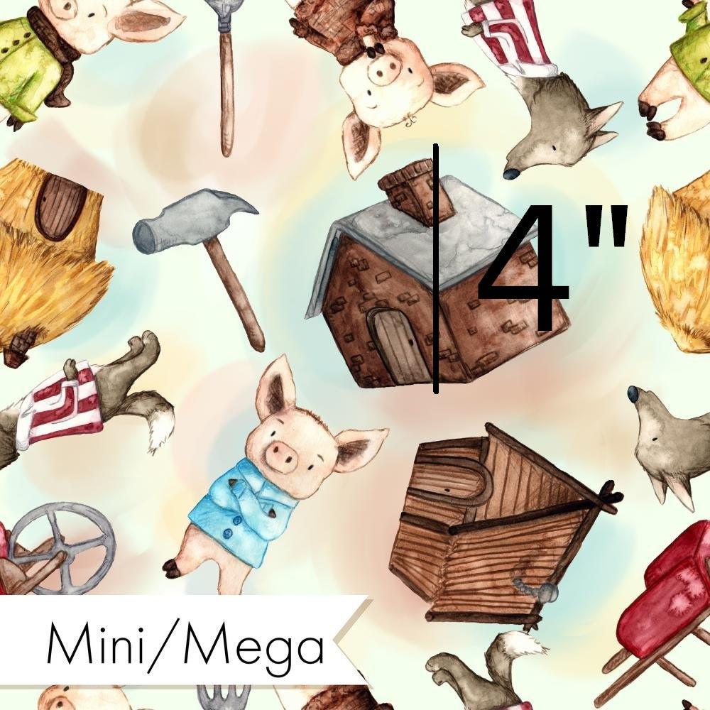 Design 968 Little Pigs Fabric – Australian custom printed fabric pre-order | Fabric by Missy Rose