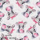 Design 971 - Cow Bubble Gum Fabric
