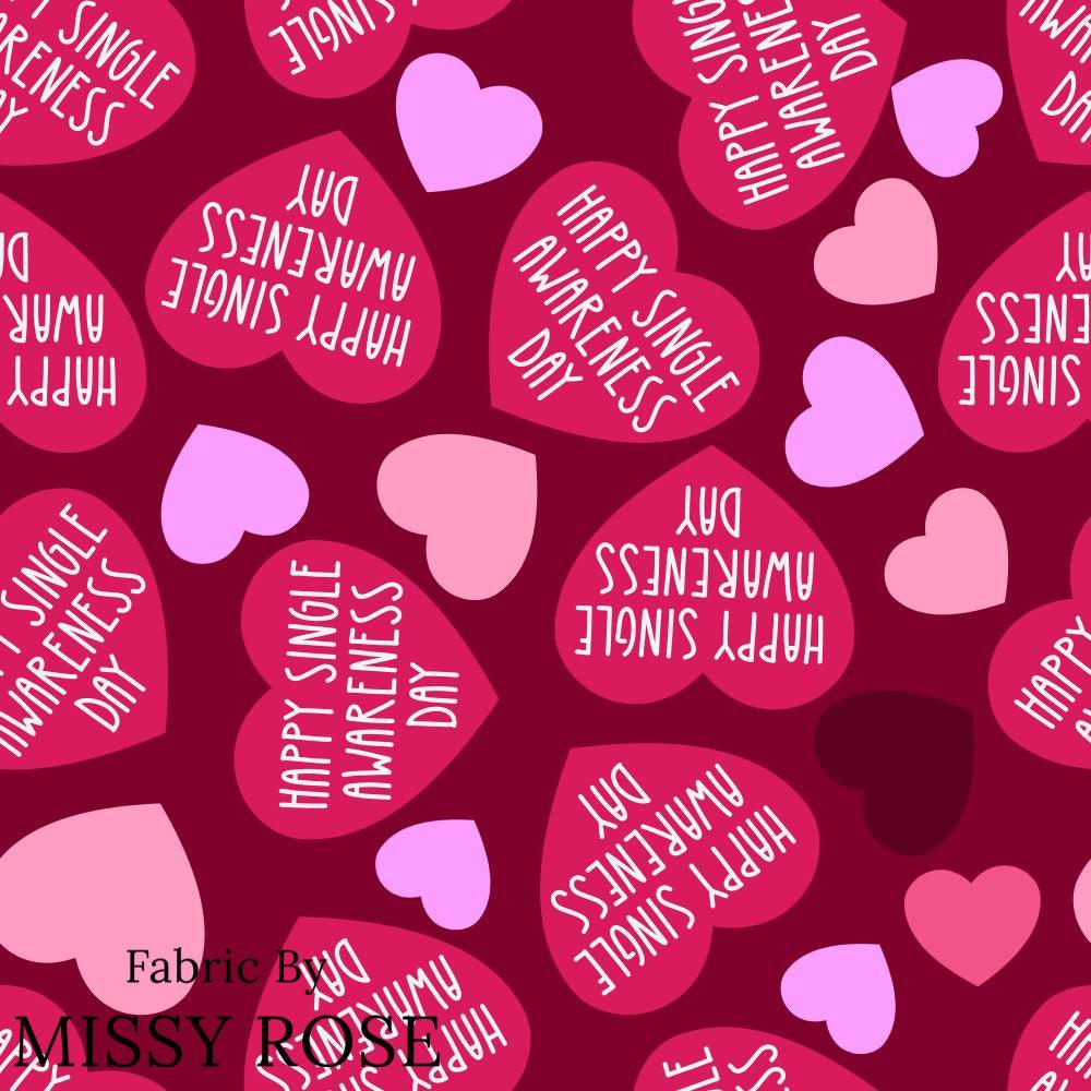 Design 974 Valentines Fabric – made-to-order custom fabric by the metre | Fabric by Missy Rose