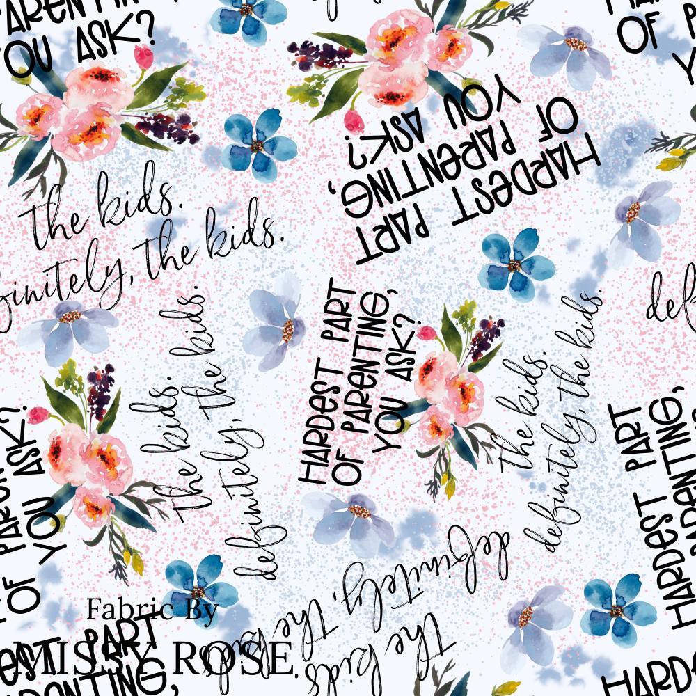 Design 98 Parenting Fabric – made-to-order custom fabric by the metre | Fabric by Missy Rose