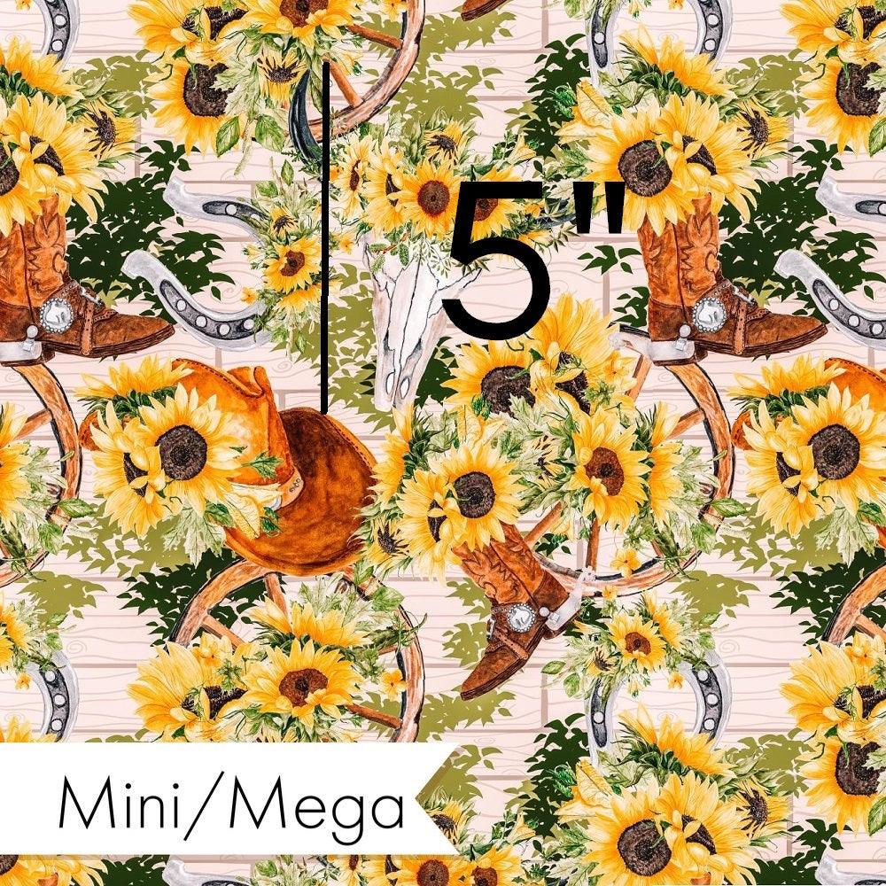 Design 980 Sunflower Cowgirl Fabric – custom printed pre-order fabric Australia | Fabric by Missy Rose