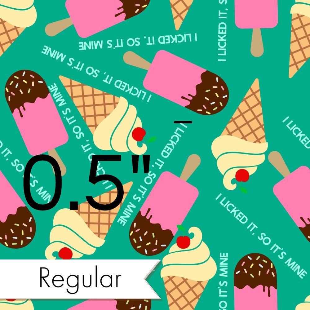 Design 982 Ice Cream Fabric – premium custom printed fabric for sewing | Fabric by Missy Rose