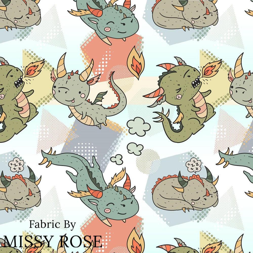 Design 983 Little Dragons Fabric – pre-order designer fabric Australia | Fabric by Missy Rose