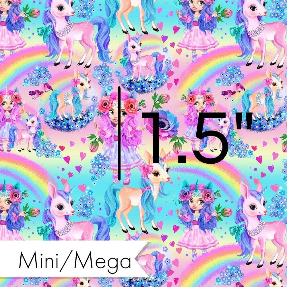 Design 985 Rainbow Unicorn Fabric – pre-order designer fabric Australia | Fabric by Missy Rose