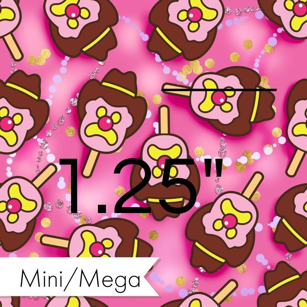 Design 987 Hot Pink Ice Cream Fabric – pre-order designer fabric Australia | Fabric by Missy Rose