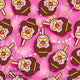 Design 987 - Hot Pink Ice Cream Fabric