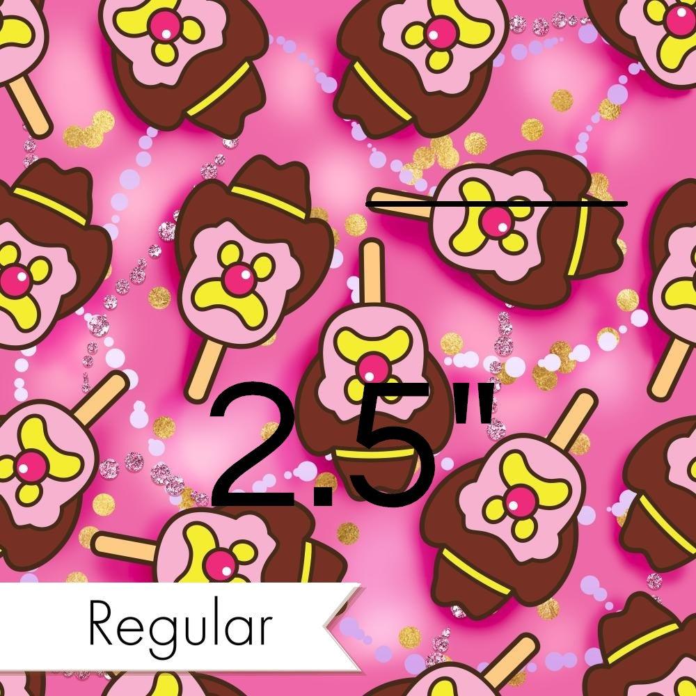 Design 987 Hot Pink Ice Cream Fabric – premium custom printed fabric for sewing | Fabric by Missy Rose