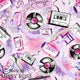 Design 989 - Purple Music Fabric