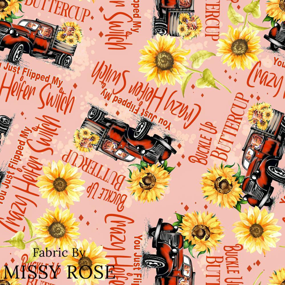Design 992 Buttercup Fabric – Australian custom printed fabric pre-order | Fabric by Missy Rose