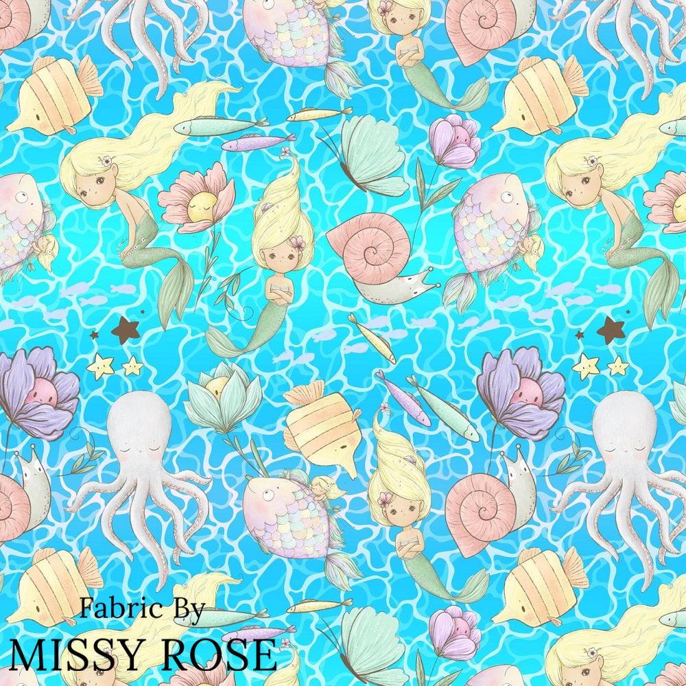 Design 993 Blonde Mermaid Fabric – pre-order designer fabric Australia | Fabric by Missy Rose