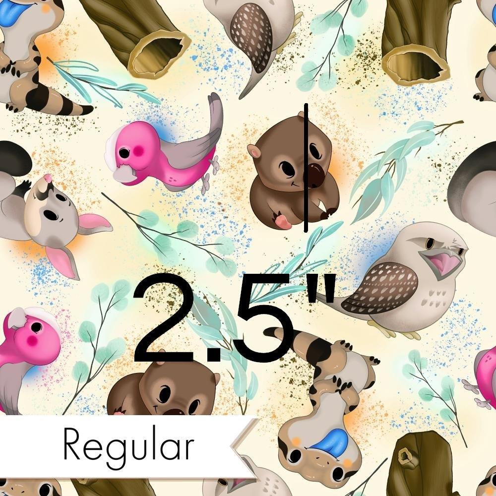 Design 995 Yellow Australian Animals Fabric – pre-order designer fabric Australia | Fabric by Missy Rose