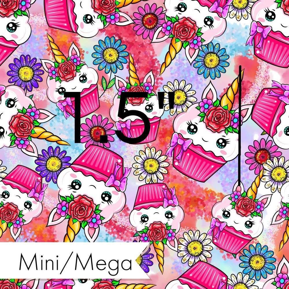 Design 997 Unicorn Cupcake Fabric – premium custom printed fabric for sewing | Fabric by Missy Rose