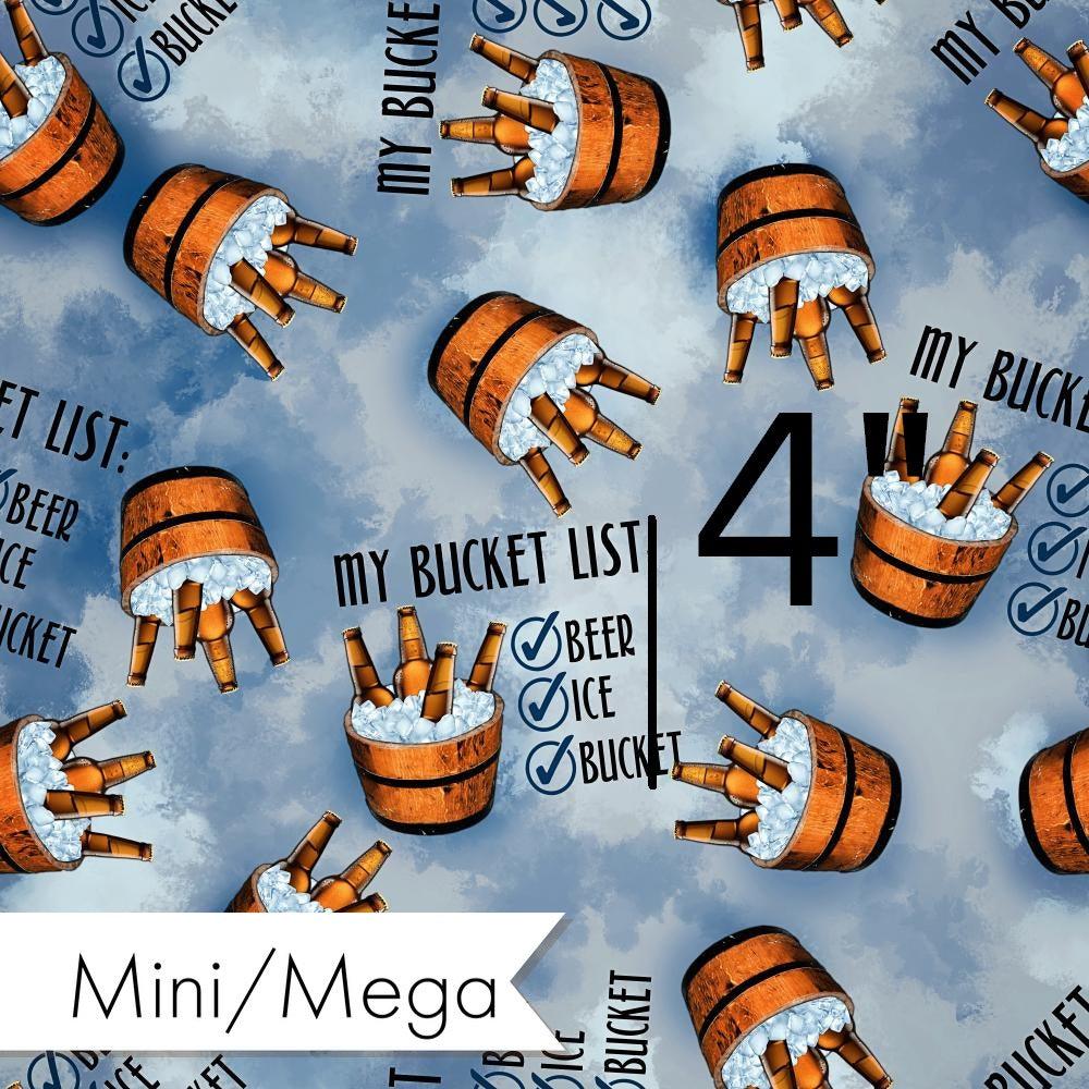 Design 151 Bucket List Fabric – premium custom printed fabric for sewing | Fabric by Missy Rose