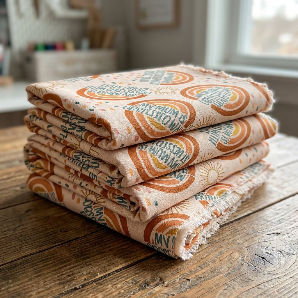 Design 2 Boho Mum Fabric – custom printed pre-order fabric Australia | Fabric by Missy Rose