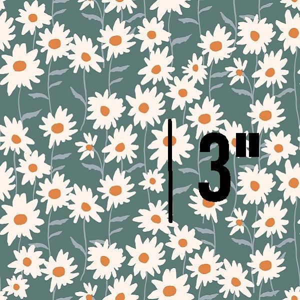 Indy Bloom Fabric Ember Fall Daisy Garden In Green 07 – pre-order designer fabric Australia | Fabric by Missy Rose