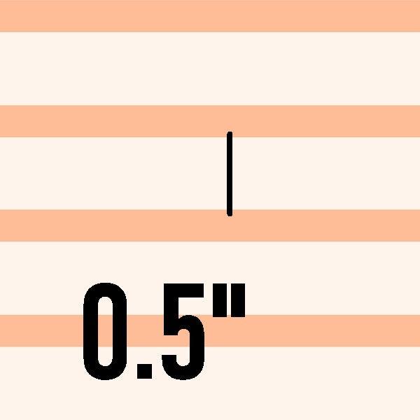 Indy Bloom Fabric Ember Fall Ember Stipes in Peach 11 – premium custom printed fabric for sewing | Fabric by Missy Rose
