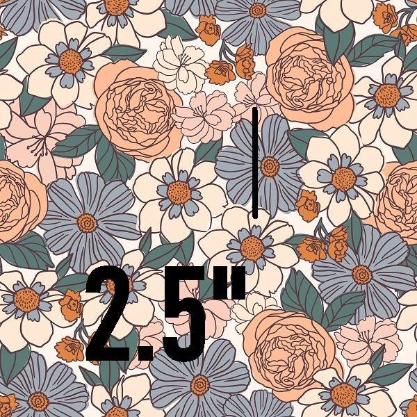 Indy Bloom Fabric Ember Fall Floral In Cream 01 – Australian custom printed fabric pre-order | Fabric by Missy Rose