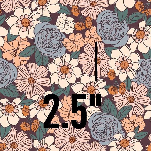 Indy Bloom Fabric Ember Fall Floral In Plum 02 – pre-order designer fabric Australia | Fabric by Missy Rose