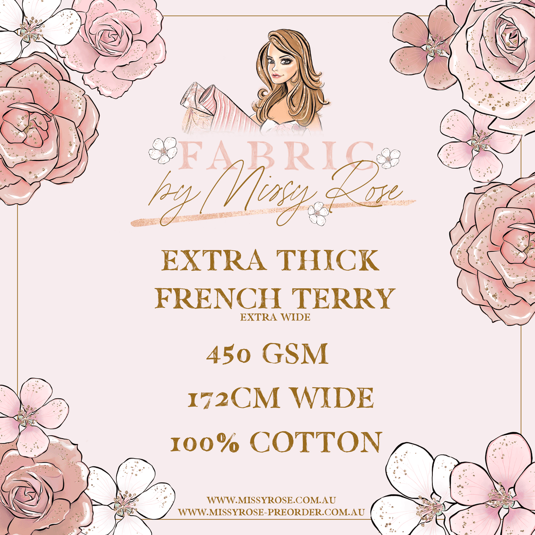 Sample Panel Fabric – Australian custom printed fabric pre-order | Fabric by Missy Rose
