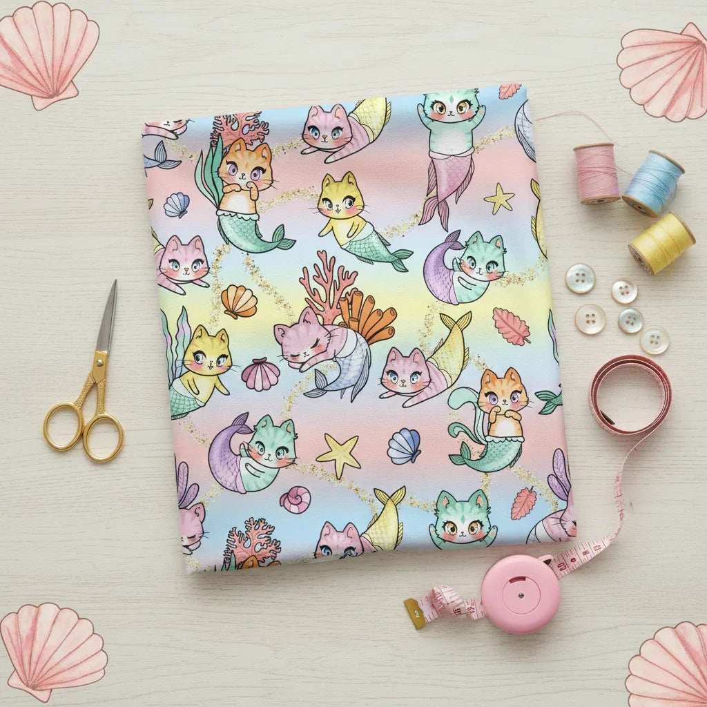 Design 81 Merkitty Fabric – premium custom printed fabric for sewing | Fabric by Missy Rose