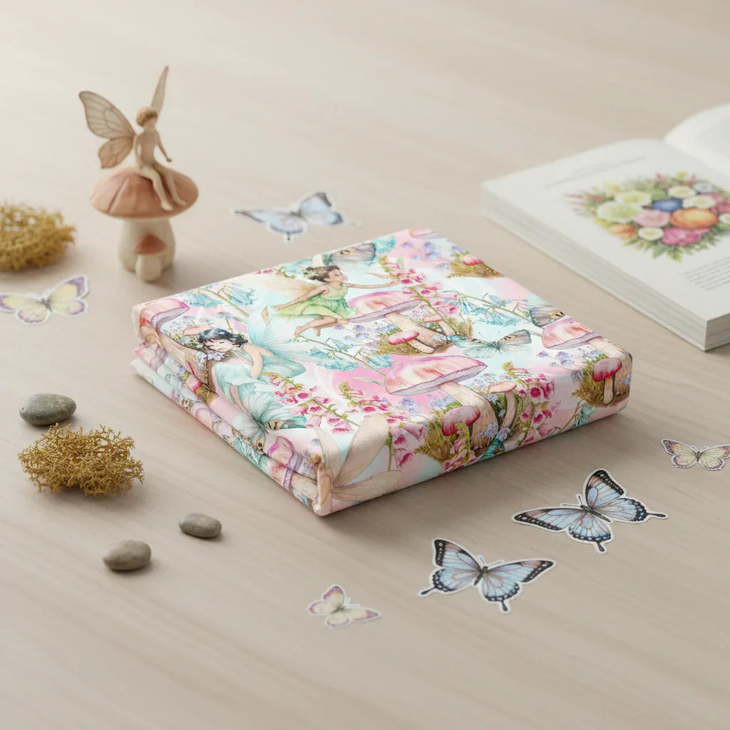 Design 1046 Whimsical Fairy Fabric – made-to-order custom fabric by the metre | Fabric by Missy Rose