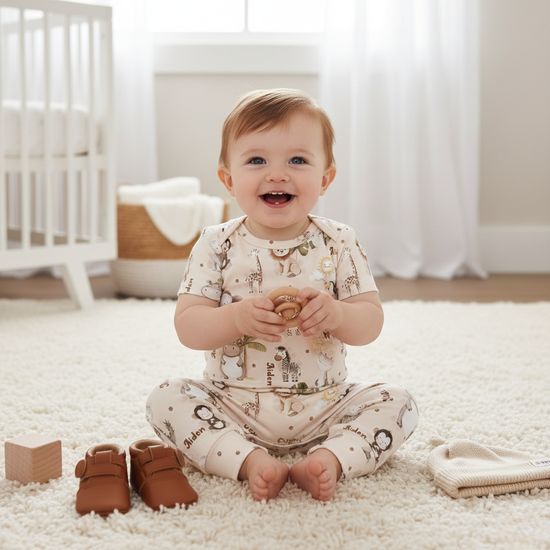 Customisable Name Fabric - Safari