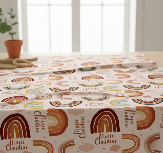 Customisable Name Fabric - Rainbow