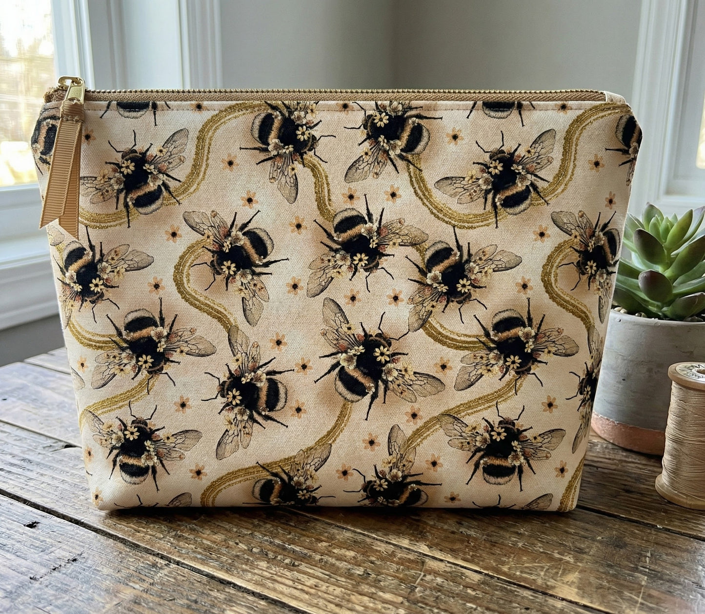 Design 56 - Yellow Bee Fabric