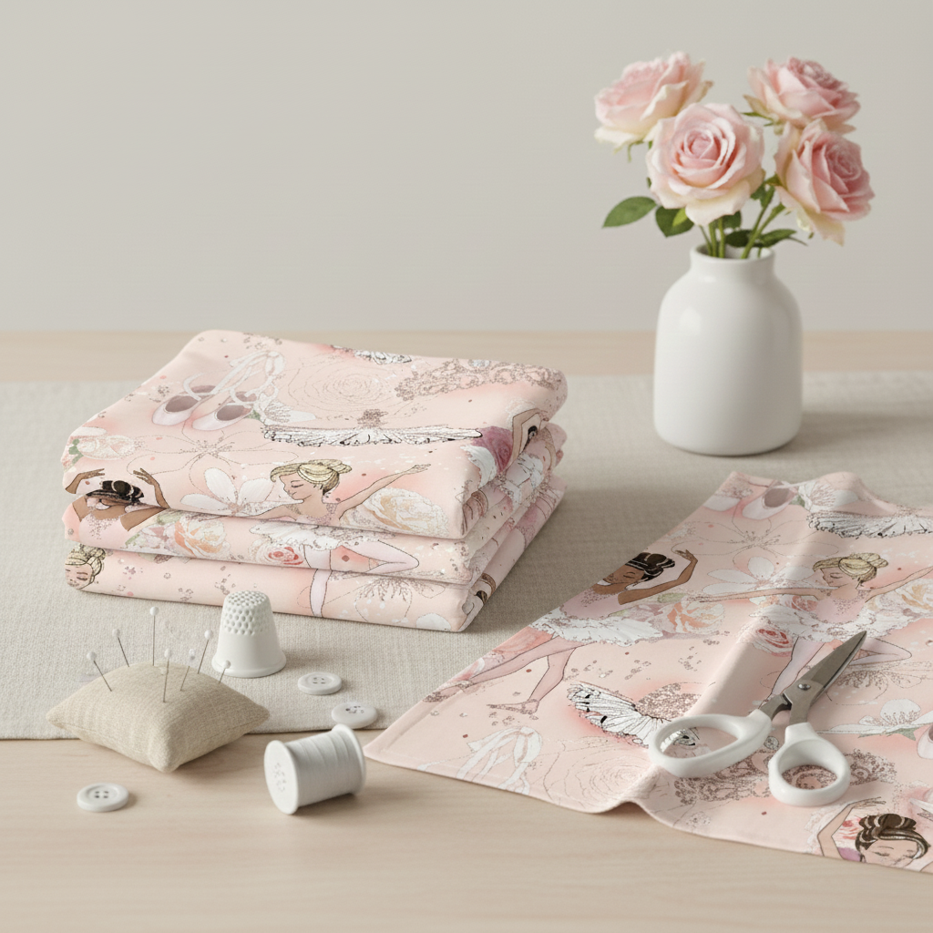 Design 970 - Pink Ballerina Fabric