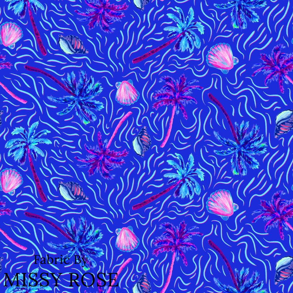 Girl and The Deep Blue Sea 13 fabric – Australian custom printed fabric pre-order | Fabric by Missy Rose