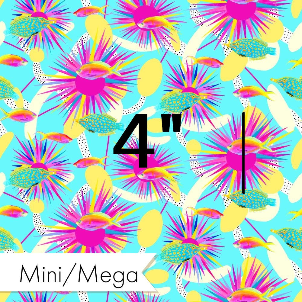 Girl and The Deep Blue Sea 54 fabric – premium custom printed fabric for sewing | Fabric by Missy Rose