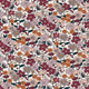 Indy Bloom Fabric - Scarlet Autumn - Ivory 11